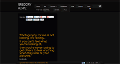 Desktop Screenshot of gregoryherpe.com