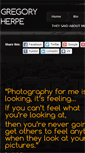 Mobile Screenshot of gregoryherpe.com